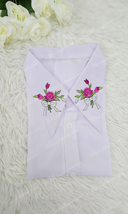 White Collar Shirt