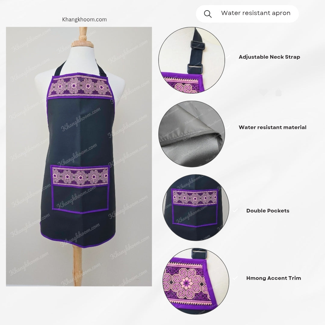 Hmong Apron- Red Qwj
