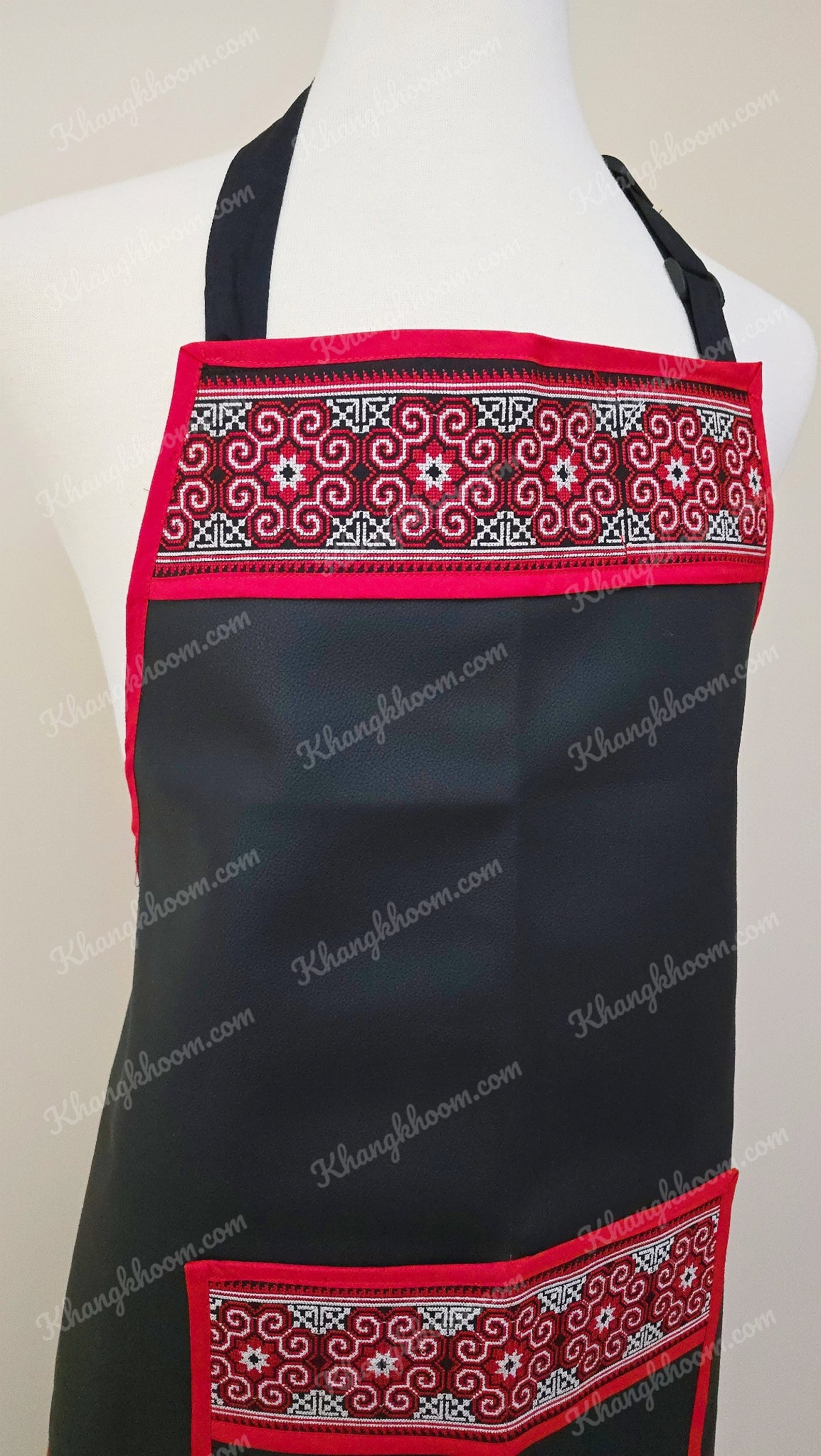Hmong Apron- Red Qwj