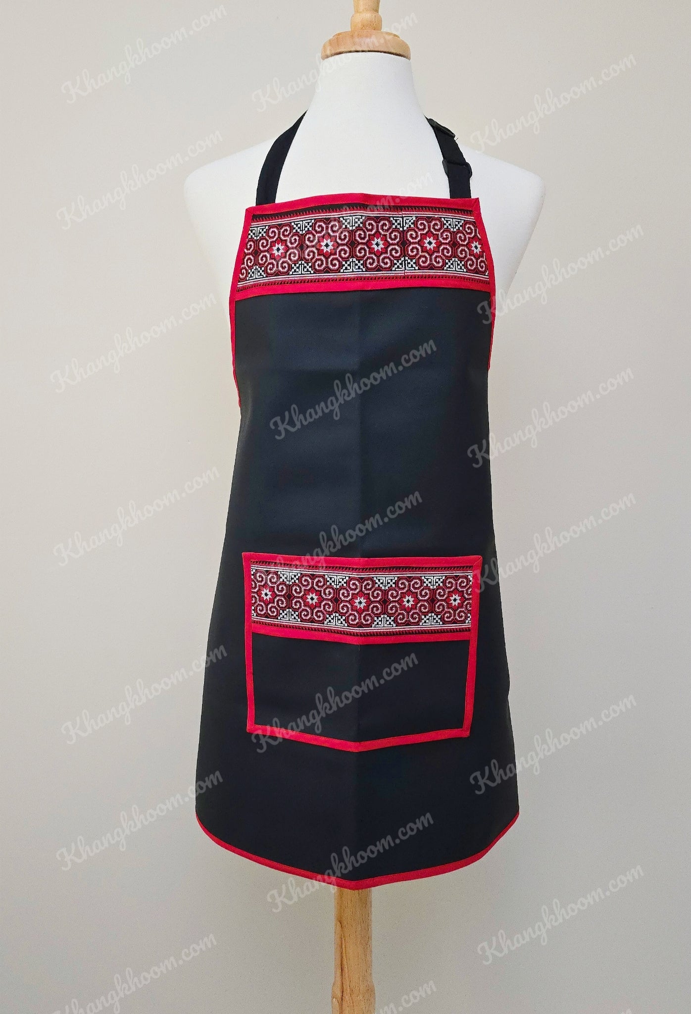 Hmong Apron- Red Qwj