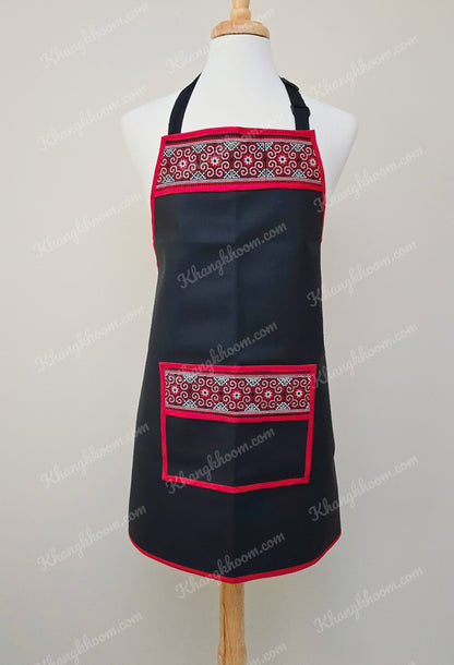Hmong Apron- Red Qwj
