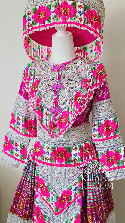 Hmong Chinese Fuchsia Pink