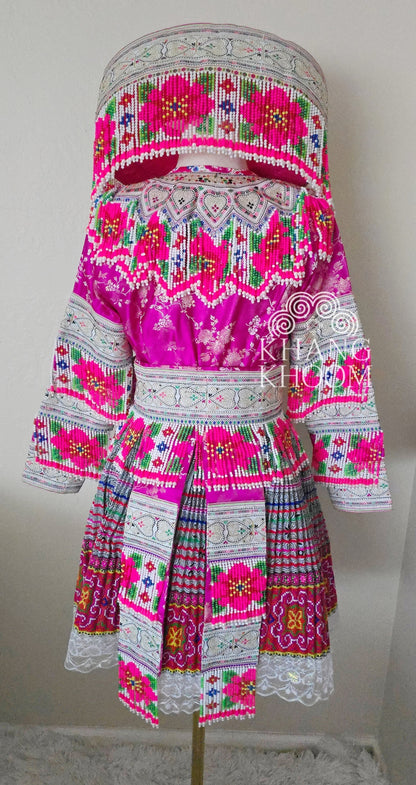 Hmong Chinese Fuchsia Pink