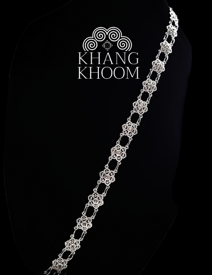 Silver Thai Crossbody Chain 02