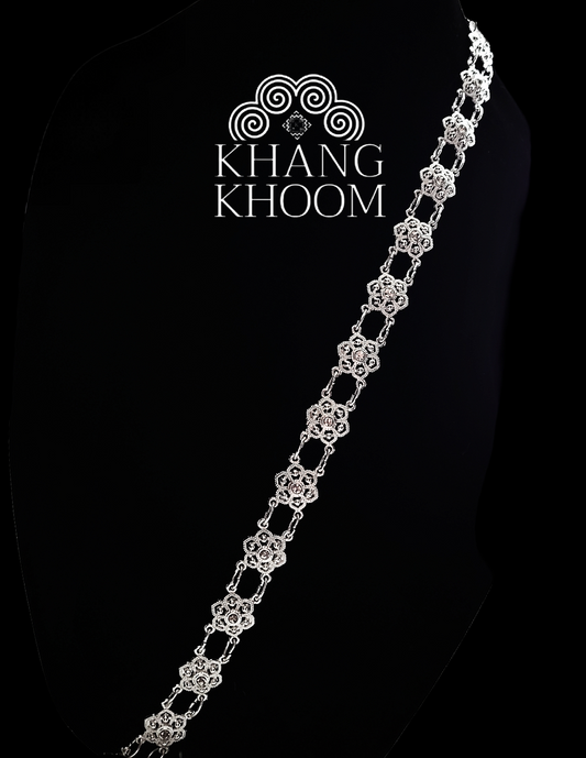 Silver Thai Crossbody Chain 02