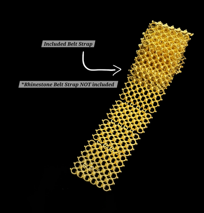 Red and Green Necklace & Belt Set