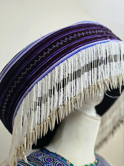Hmong Vietnamese Blue Clothing Set 42