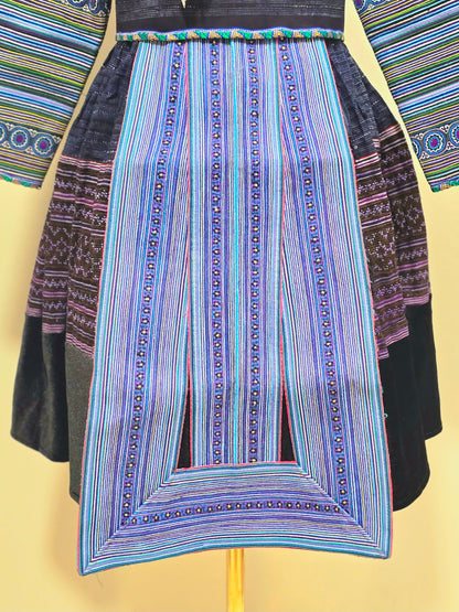 Hmong Vietnamese Blue Clothing Set 40